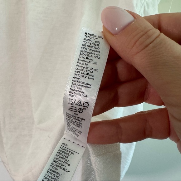 Athleta white breezy ruched tank top size XL NWT - Picture 5 of 6